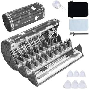 Brightison Juego Destornilladores Precisión 139 en 1 - Mini Kit Destornilladores Precisión Profesionales con Eje Flexible - Set Destornilladores Pequeño para Reparación PC Móvil Cámara Tableta Gafas
