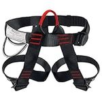 NewDoar UIAA & CE Certified Climbing Harness, Mountaineering Rock Climbing Harness, Half Body Harness for Rappelling Fire Rescuing Tree Climbing