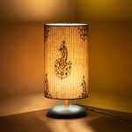 ExclusiveLane Peacock' Wooden Table Lamp For Living Room & Bedroom (13 Inch, Mango Wood, Without Bulb)|Bedside Lamp Table Lamps For Home Decoration Office Side Lamp For Office Desk Night Lamp, led/CFL