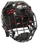 CCM Tacks 70 Combo Senior Helmet, Size: S, Colour: Black