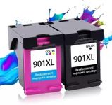 PROPRINT 901 XL Combo Ink Cartridge for USE in Compatible with HP Officejet 4500 J4525 J4535 J4540 J4550 J4580 J4585 J4660 J4680 J4680c (Combo)