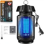 Mosquito Killer Lamp 20W UV Electric Fly Zapper Waterproof Light Portable Bug Zapper, Moth, Gnat, Flies Pest Control Repeller Catcher with Standard UK Plug for Indoor