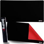 The Gaming Mat Company Single Player MTG Playmat & Gaming Mouse Pad - 28" x 14" Black Gaming Mousepad for Magic The Gathering Playmats MTG Cards Gaming Mouse Mat Large Mouse Pad