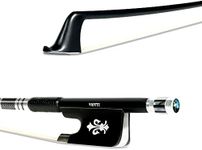 Viotti Carbon Fiber Cello Bow, Hand Crafted by Professional Bow Makers, Strong, Stiff & Well Balanced, Made with Mongolian Horse Hair, For Cellist of All Skill Levels