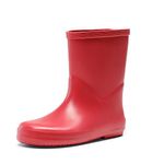 Red Rain Boots