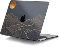 Casoshield Case Compatible with MacBook Pro 14 inch Case 2023 2022 2021 Release M3 A2918 A2992 M2 A2779 M1 A2442 Pro/Max, Plastic Hard Shell Case, Abstract Mountain