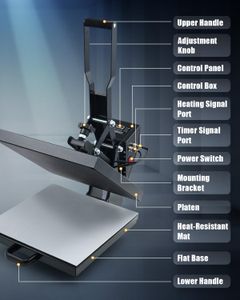 CREWORKS 15x15 Heat Press Machine – Digital Sublimation Transfer Press