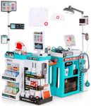 Kiddokidz Kids Doctor Playset Medical Station, Pretend Hospital Toy with Dentist, Pharmacy & Checkout Counter, Doctor Kit with Medical Accessories, Educational Role Play Toy for Toddlers, Blue