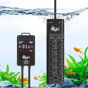AQQA Fish Tank Heater, 1200W Aquarium Heater with Intelligent External Controller, Dry Burning-Resistant & Overtemperature Protection System, for Saltwater & Freshwater