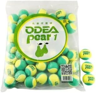 SPPHOENIX Odea Stage 1 (pear1) Green Low Compression Tennis Balls for Beginners - Slower Speed, Reduced Bounce, Ideal for Kids (24PCS)