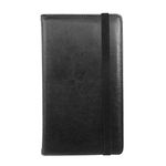 Enyuwlcm PU Leather Business Card Book Organizer Journal Name Card Book Holder with Elastic Closure Hold 240 Cards Black