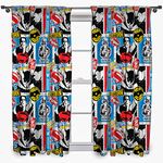 DC Comics Batman vs Superman Clash Design Curtains 66 inches x 72 Inches