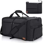 Urtala Travel Duffel Bag for Men & Women, 120L Holdall Bag Foldable Weekend Overnight Bag with Shoe Compartment & Shoulder Strap, Lightweight Waterproof