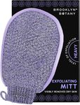 Brooklyn Botany Exfoliating Mitt for Bath and Shower – Heavy Duty Exfoliating Body Scrubber for Massage and Dead Skin Remover for Body – 1 Mitt