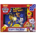 Nickelodeon Paw Patrol: Light the Way! Play-A-Sound Book and 5-Sound Flashlight