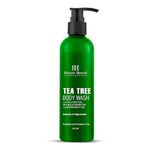 Botanic Hearth Tea Tree Body Wash with Sea Buckthorn Oil , Peppermint Oil | Detoxifies & Rejuvenates | Long Lasting Fragrance | Sulphate & Paraben Free | Shower Gel for Men and Women | 245ml