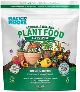 Back to the Roots All-Purpose Plant Food - Organic, Sustainably-Made for Indoor Plants with Kelp and Alfalfa Meal, Mycorrhizae, and Rock Phosphate Minerals - 1.5 lb Premium Blend