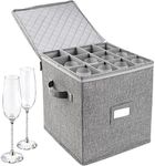 LotFancy Champagne Flute Storage Co