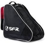 SFR Skates Large Ice & Skate Bag II Children's Roller Skating Bag, Unisex Youth, Multicoloured (Black/Red), One Size