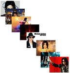 Cardstock Michael Jackson Posters Set Of 8,A4 Size 12X8 Inch - Mj Poster-Music Posters For Wall - Music Album Posters - Music Related Gifts - Music Stickers For Wall - Song Posters - Music Wall Decor