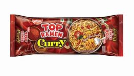 Top Ramen Instant Noodles Curry Veg 280g | Flavorful Curry Veg Noodles, Quick Spicy Meal, Perfect for Veggie Lovers , 280 gm