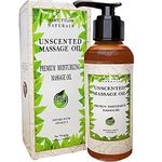 Unscented Massage Oil (8 Fluid Oz) – Perfect for Men, Women, Couples, Massaging, Nourishing the Skin, and Much More… By Mary Tylor Naturals