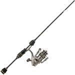 Abu Garcia Carabus AG Spinning Combo, Fishing Rod and Reel Combo, Spinning Combos, Delicate XUL Predator Fishing, Trout, Unisex, Black/Silver, 1.8m | 8-4g