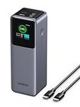 UGREEN Nexode Power Bank 25000mAh 200W PD 3.1 Laptop Portable Charger Fast Charging Smart Digital Display Battery Pack Compatible with Dell, HP, ASUS, iPad, iPhone Air/17/16, Galaxy S25, AirPods