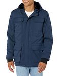 URBAN REPUBLIC Men's Techno Shell Jacket, Navy, M