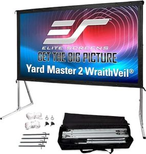 Elite Screens Yard Master 2 DUAL Projector Screen, 120-INCH 16:9, Front and Rear 4K/8K Ultra HD, Active 3D, HDR Ready Indoor and Outdoor Projection, OMS120H2-Dual |US Based Company 2-YEAR WARRANTY