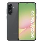 Samsung Galaxy A56 5G Smartphone, Awesome Intelligence, 8GB RAM, 256GB Memory Storage, 50MP Camera, Awesome Graphite, 3 Year Extended Warranty (UK Version)