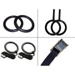 Kabalo Pair of Adjustable Olympic Gymnastic Crossfit Gym Strength Training Pull-Up Rings