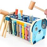 KIDWILL Wooden Hammering Pounding T
