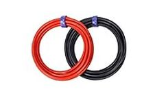 Bryne 12 Gauge Ultra Flexible Silicone Wire 20 Ft [10 Ft Red and 10 Ft Black],680 Strands 0.08mm of Tinned Copper,High and Low Temperature Resistance -60~200 Degree C (12 AWG, Red&Black)