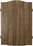 DMI Sports MI Sports Brown CricketPro Dartboard Cabinet | Designed for Arachnid 15.5” CricketPro 900, 800, 750, 650 Electronic Dartboards | Does Not Include Dartboard