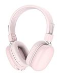 awatrue Kids Headphones Wireless, 50H Playtime, Safe Volume 85/94dBA, Foldable & Stereo Sound, Bluetooth 5.4 Over Ear Kids Bluetooth Headphones for Girls/Boys/Teens/School/,Pink