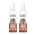 FLAZIA Pets Ditch to Itch and Dog Anti Dandruff Spray | Anti-Dandruff | for Dry & Itchy Skin | Deodorizes Coat | for Dogs & Cat, 100ml, Pack of 2