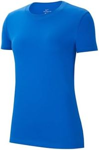 NIKE CZ0903-463 W NK PARK20 SS TEE T-Shirt Women's Royal Blue/White Size XS