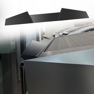 Rear Spoiler for Cybertruck ABS Tailgate Lip Rear Spoiler for Tesla Cybertruck 2024+ Accessories (Matte Balck)