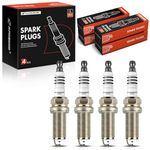 A-Premium Iridium Spark Plug Compatible with Honda CR-V, Civic, Accord, Crosstour & Hyundai Elantra, Elantra Coupe/GT, Sonata, Santa Fe, Santa Fe Sport, Tucson, Venue & Kia Soul & Acura TSX, Pack of 4