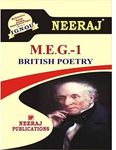 MEG-1 British Poetry - (IGNOU Help Book For MEG-1 In English Medium) (NEERAJ Panel Of Experts) (Paperback, Expert Panel of Neeraj Publication)( IGNOU MEG)MA ENGLISH IGNOU