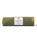 Yogitoes Yoga Mat Towel - Lightweight, Quick Drying Microfiber, Non Slip Skidless Technology, Use in Hot Yoga, Vinyasa and Power, 71 Inch (180cm), Earth