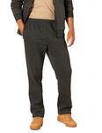 Amazon Essentials Men's Fleece Open Bottom Joggers (Available in Big & Tall), Charcoal Heather, M