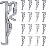 Valance Clips 20pcs 2.5inch Clear Plastic Hidden Retainer Holder Clip for Window Blind Valance,Horizontal Faux & Wood Blinds Parts