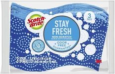 Scotch-Brite Scrub Dots Non-Scratch Scrub Sponge, Everyday Cleaning Power. Rinses Clean, 3 Scrub Sponges