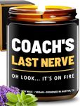 Funny Coach Candle, Coach Gifts for Women & Men, Appreciation Gifts for Coaches, Sports Coach Gifts, Coach Last Nerve, Soccer, Baseball, Volleyball, Basketball, Soccer, Hockey, Christmas, Birthday