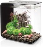 biOrb FLOW 30 Aquarium (Black, 30 Litres), Perfect Beginner Fish Tank With LED Lights, Quick & Easy To Set Up, Aquarium With 3 Transparent Sides & 5-Step Filtration System, Acrylic Fish Tank