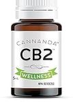 CB2 WELLNESS - Extra Strength for Natural Pain Relief/Inflammation and Anxiety/Stress. Stronger and More Effective Than Hemp Oil / Hemp Gummies. Enhances Sleep/Mood. Feel Calm and Relaxed. Feel Like Your True Self Again! [5mL]