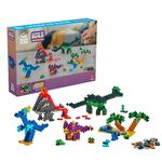 Plus-Plus - Learn to Build Dinosaurs - 600 pieces - Creative Building and Construction Set - Mix of Dinosaurs Colors in a Box - Kids 5 to 12 Years - P3918