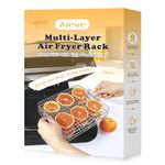 Aieve Air Fryer Rack, Multi-Layer Dehydrator Rack Accessories Compatible with Ninja Foodi Grill XL FG551 IG601 IG651